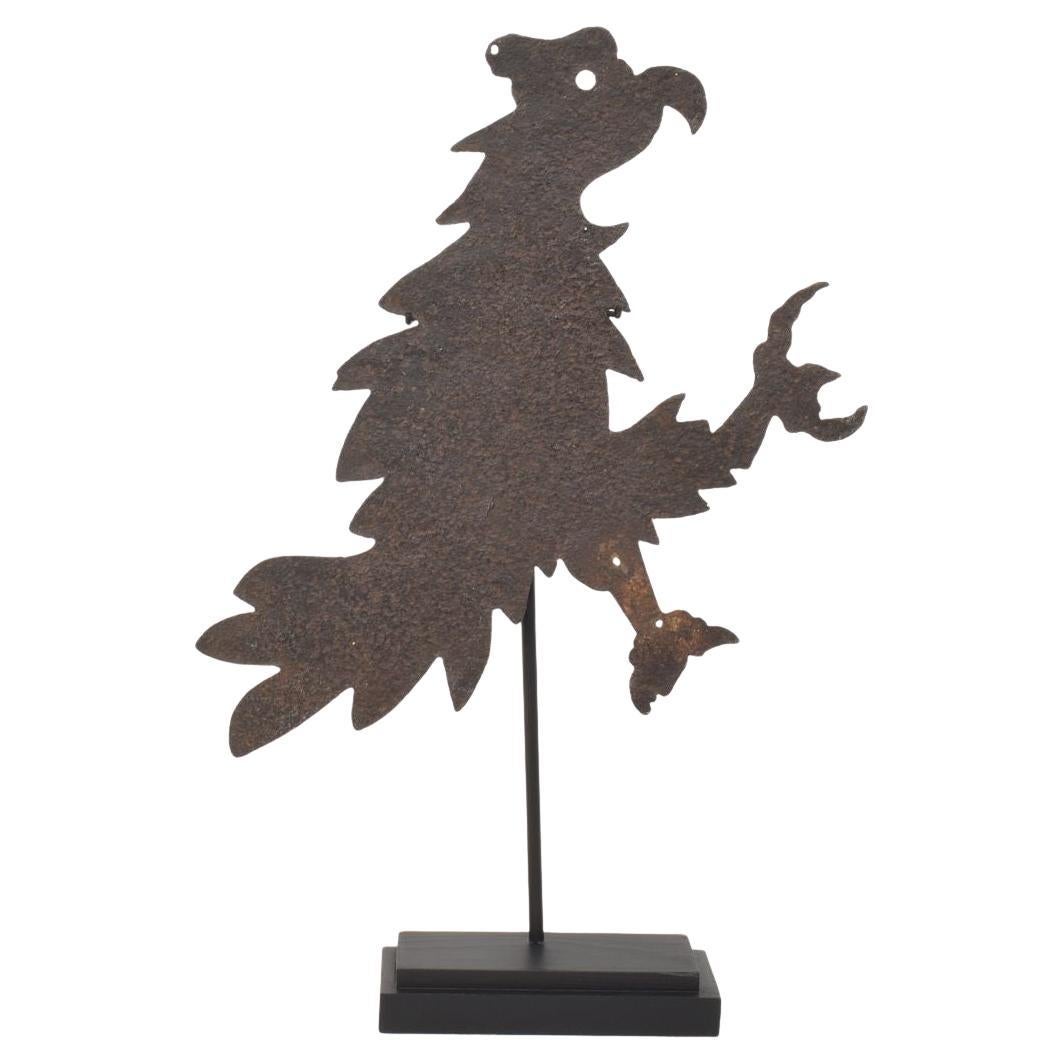Italian 17th/ 18th Century Folk Art Forged Iron Eagle Figure, Circa 1650-1750