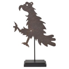 Italian 17th/ 18th Century Folk Art Forged Iron Eagle Figure, Circa 1650-1750