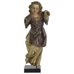 Italian 17th-18th Century Fragment of a Baroque Angel