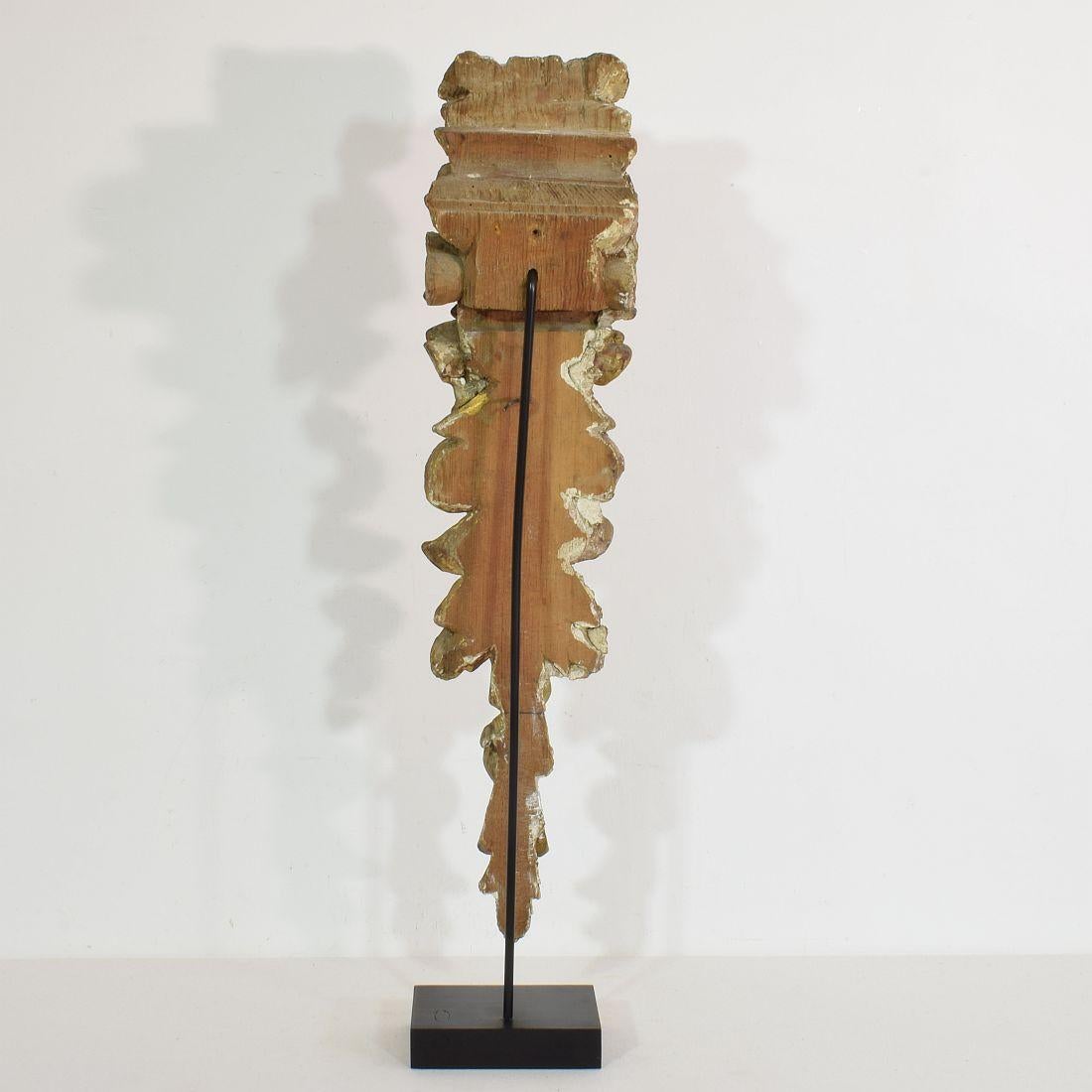 Italienisches barockes Ornament aus Gildenholz aus dem 17. und 18. (Holz) im Angebot