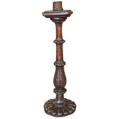 Antique Italian 17th Century Altar Stick