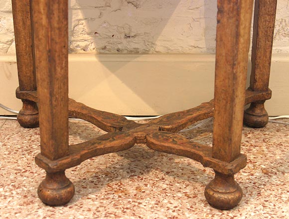Italian 17th Century Baroque Painted Console For Sale 1