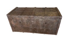Italian 17th Century Coffre Forte, Strong Box