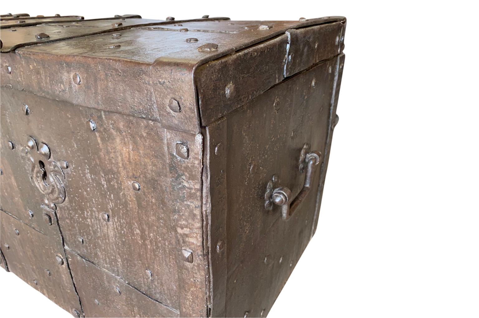 Italian 17th Century Coffre Forte, Strong Box For Sale 4