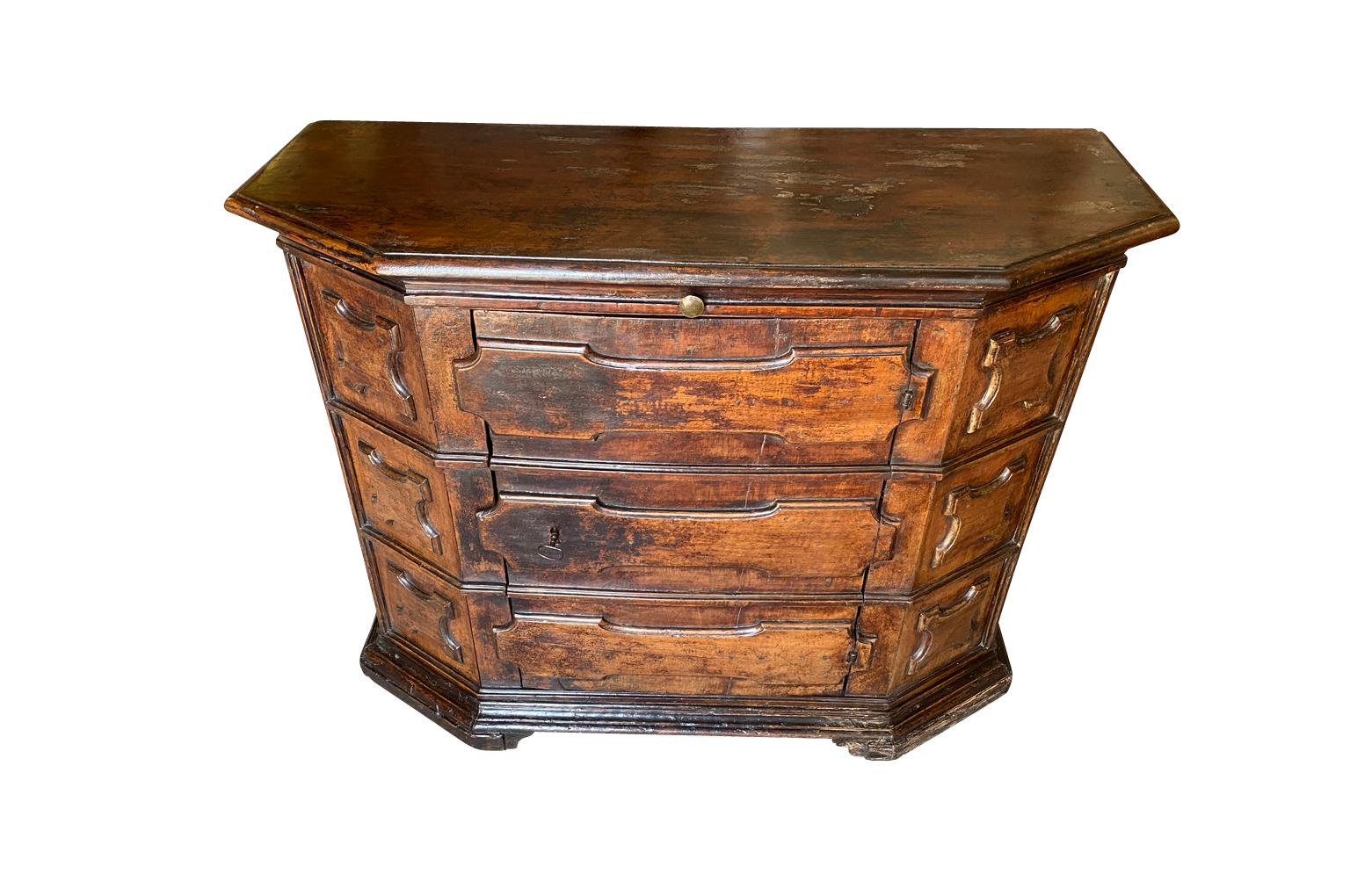 18th Century Italian 17th Century Commode A Portes For Sale