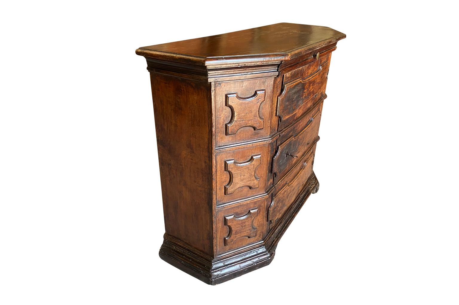 Italian 17th Century Commode A Portes For Sale 1