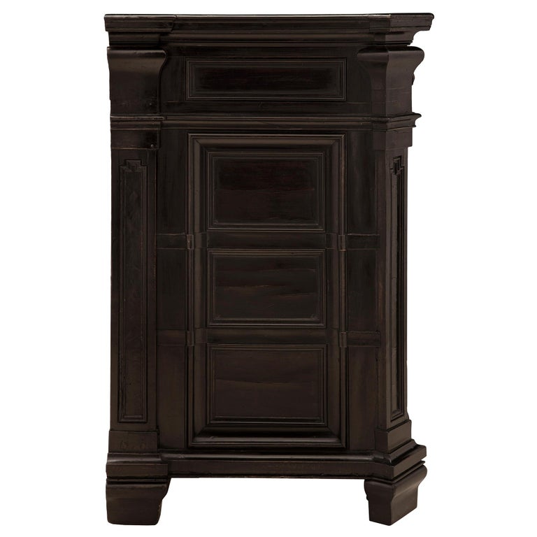 Italian 17th Century Ebonized Fruitwood Commode from Milan For Sale at ...