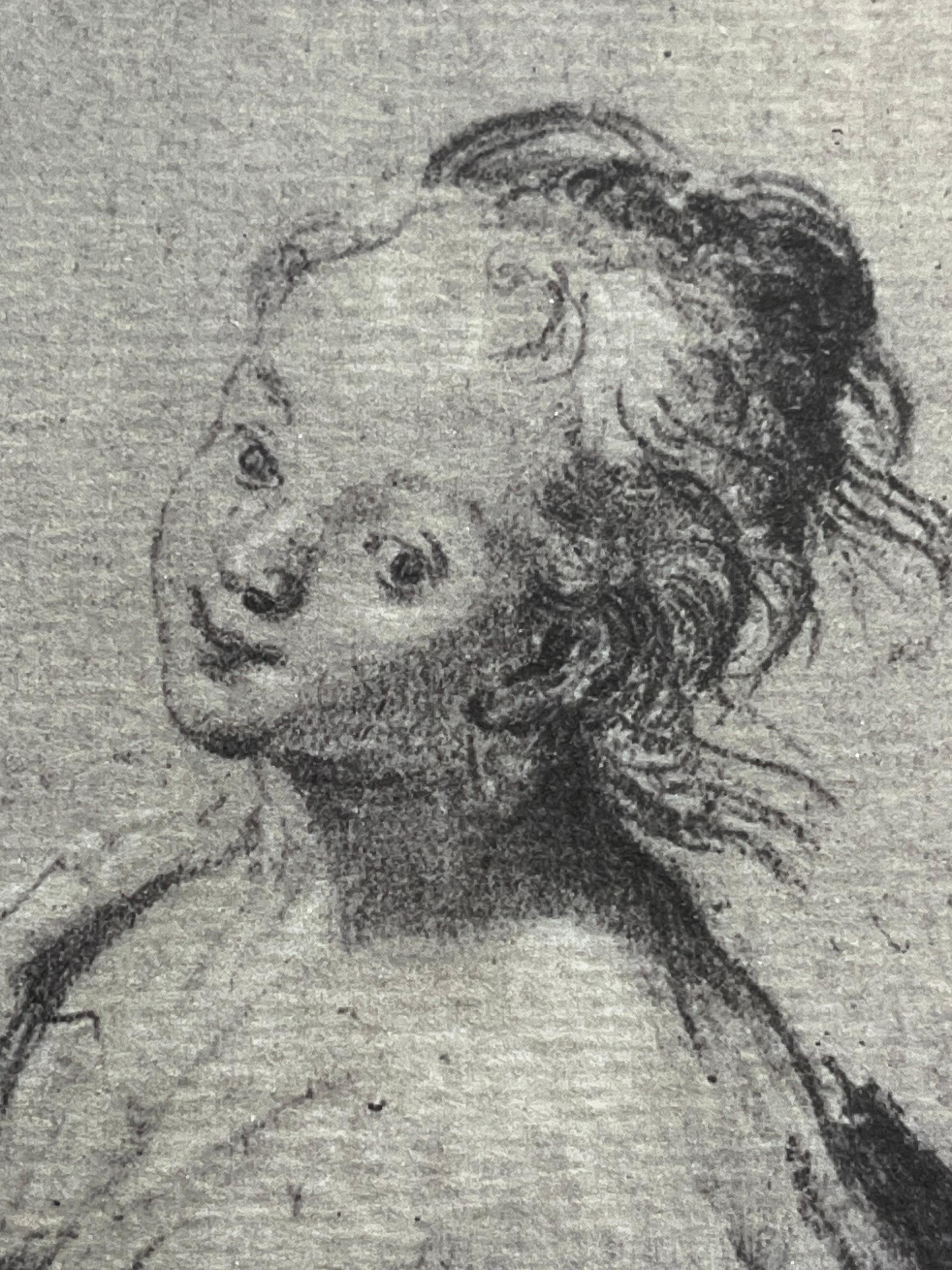 Italian 17th Century Etching after Federico Barocci 1535-1612. en vente 1