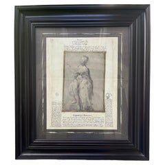 Italian 17th Century Etching after Federico Barocci 1535-1612.