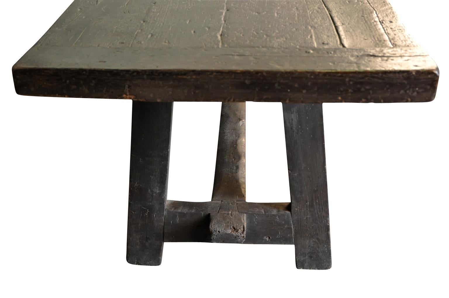 18th Century and Earlier Italian 17th Century Farm Table