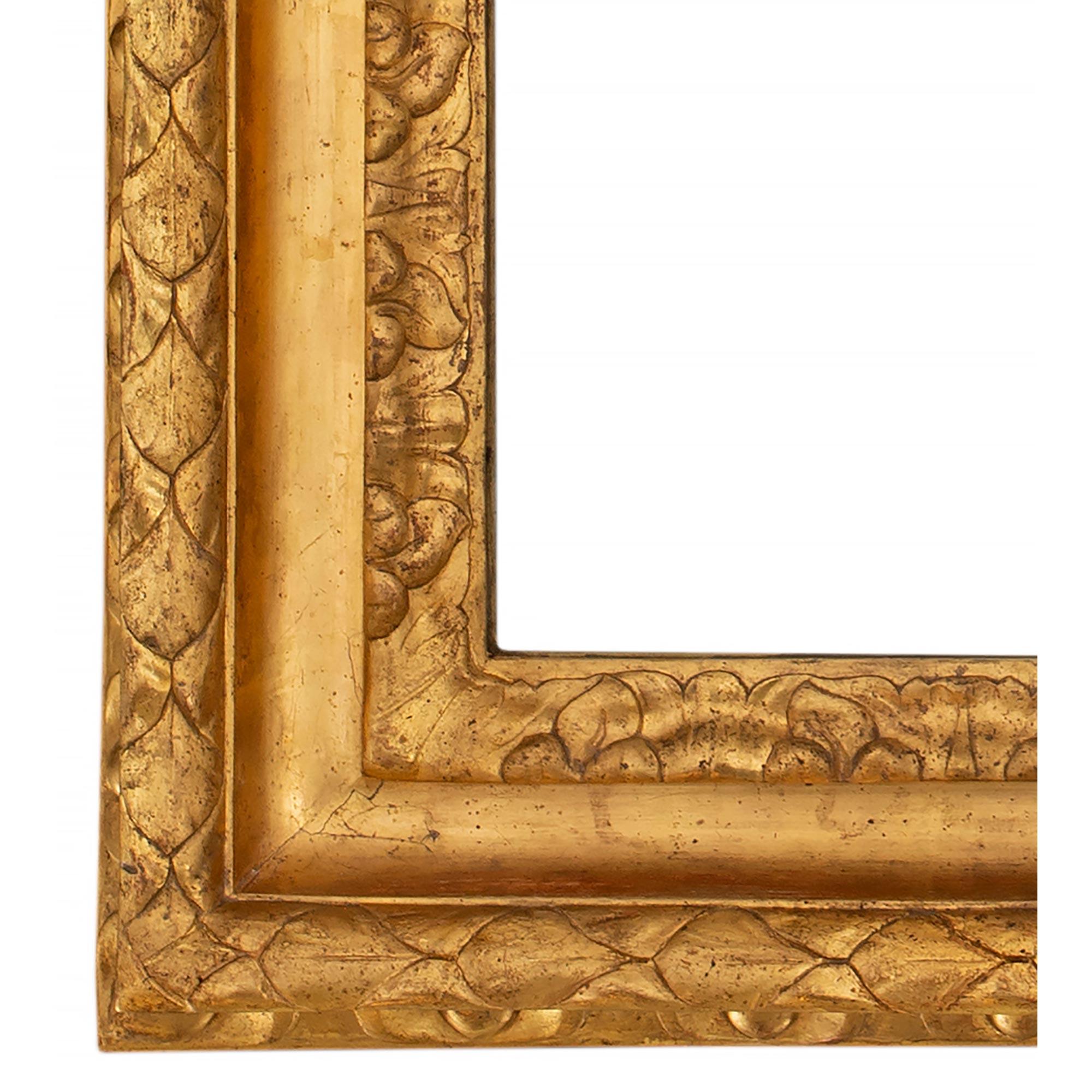 Rechteckige italienische Spiegel aus der Louis-XV-Periode des 17. Jahrhunderts, um 1680 (Louis XIV.) im Angebot