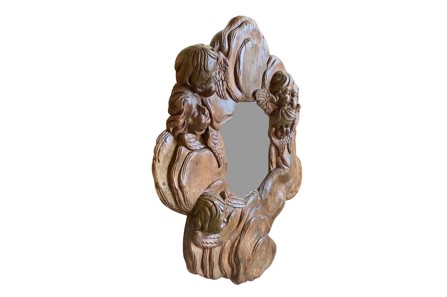 Italian 17th Century Mirror In Good Condition For Sale In Atlanta, GA