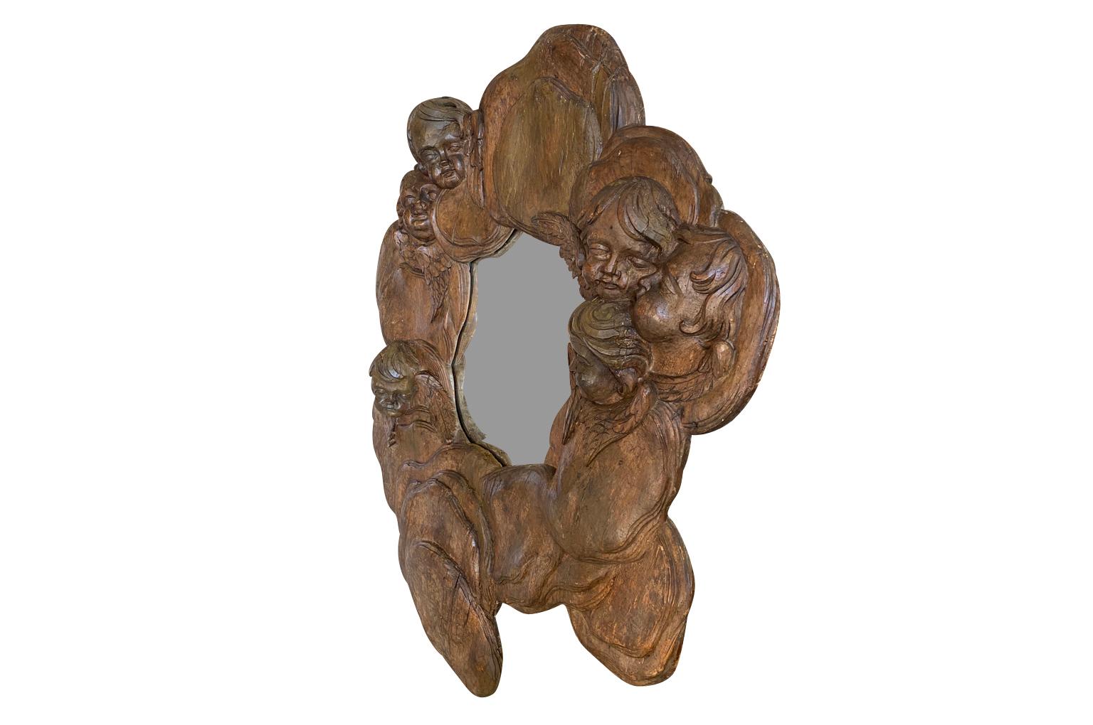 18th Century and Earlier Italian 17th Century Mirror For Sale