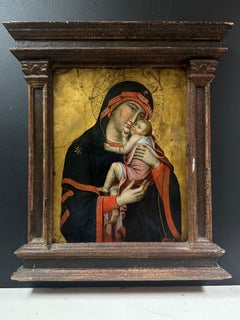 Museum Quality Renaissance Masterpiece Virgin Mary & Infant Christ painting