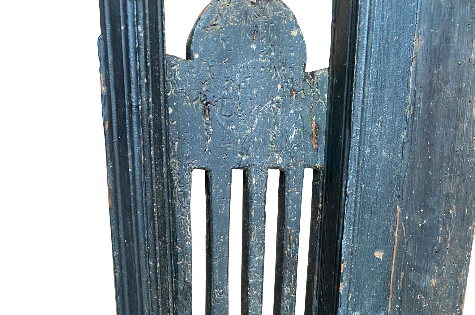 Italian 17th Century Polychromed Wooden Gates For Sale 6