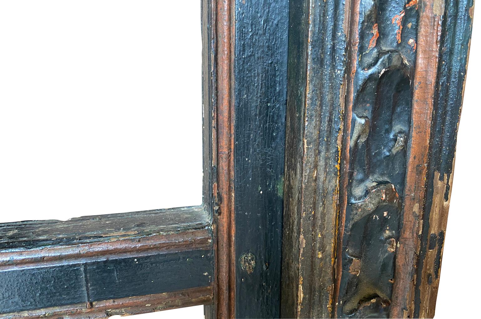 Italian 17th Century Polychromed Wooden Gates For Sale 1