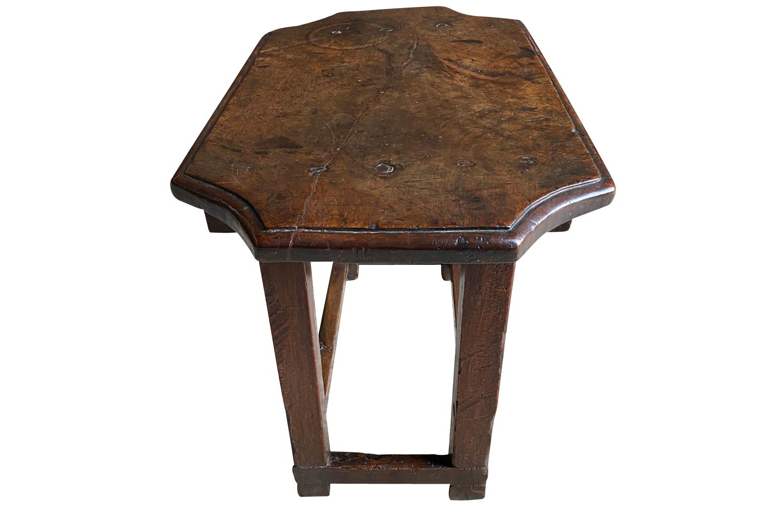 Oak Italian 17th Century Side Table
