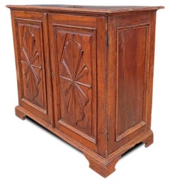 Italian 17th Century Walnut Cupboard