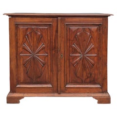 Italian 17th Century Walnut Cupboard