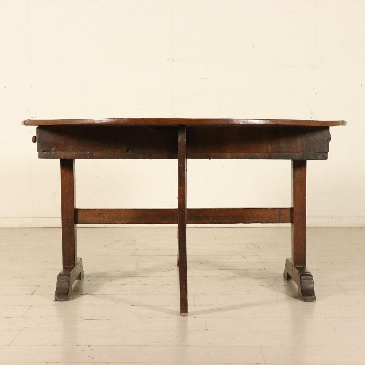 18th Century and Earlier Italian 17th Century Winetable Folding Table Console
