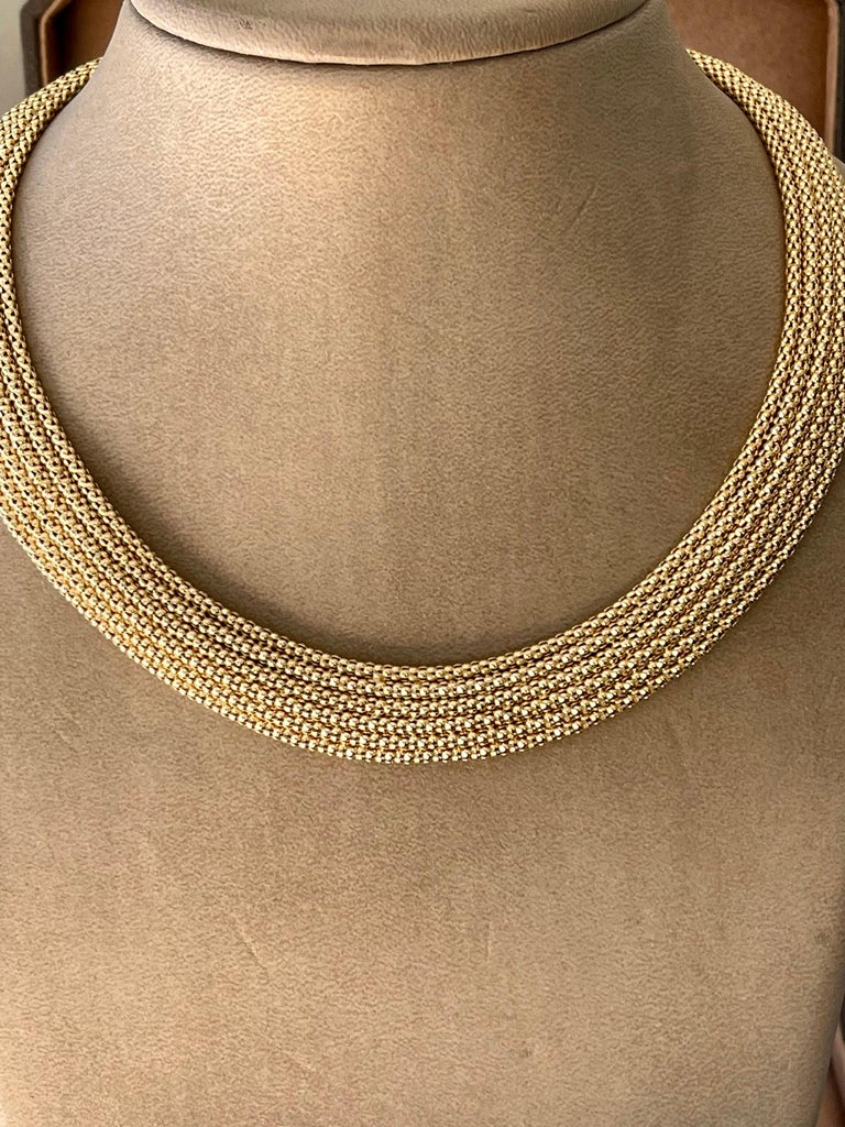 Italian Gold Snake Link 18 Chain Necklace in 10k Gold - Macy's