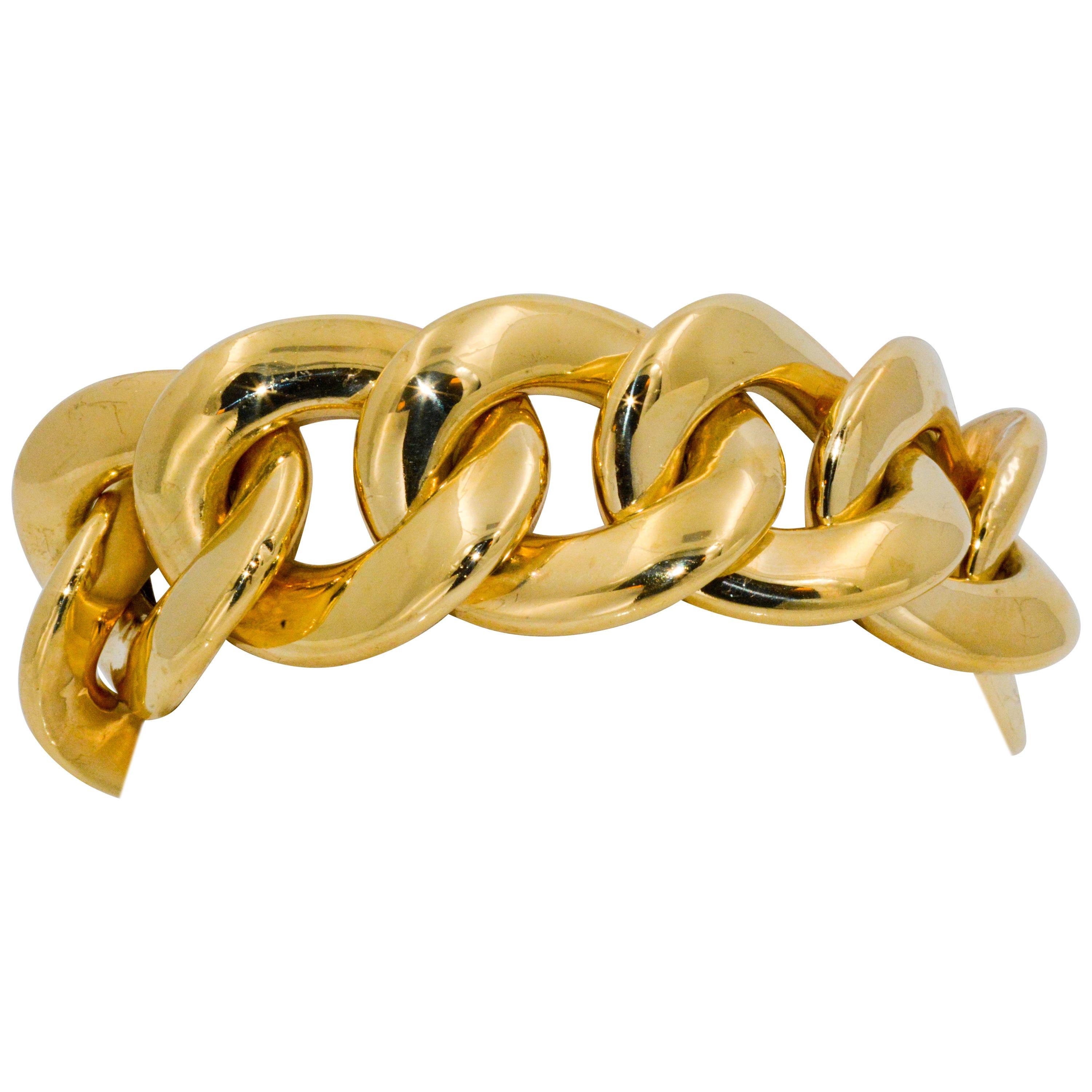 hollow bracelet gold