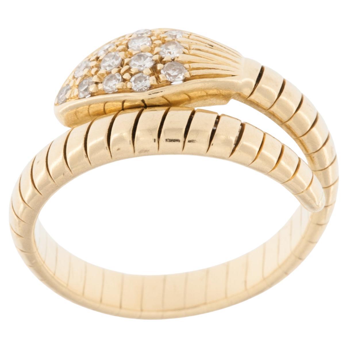 Italian 18 karat Yellow Gold with Diamonds
