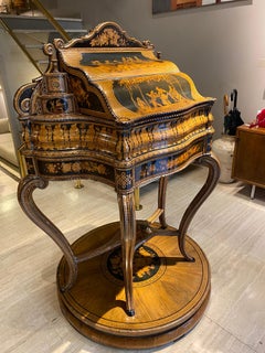 Italian 1830 Sorrento Cabinet Marquetry