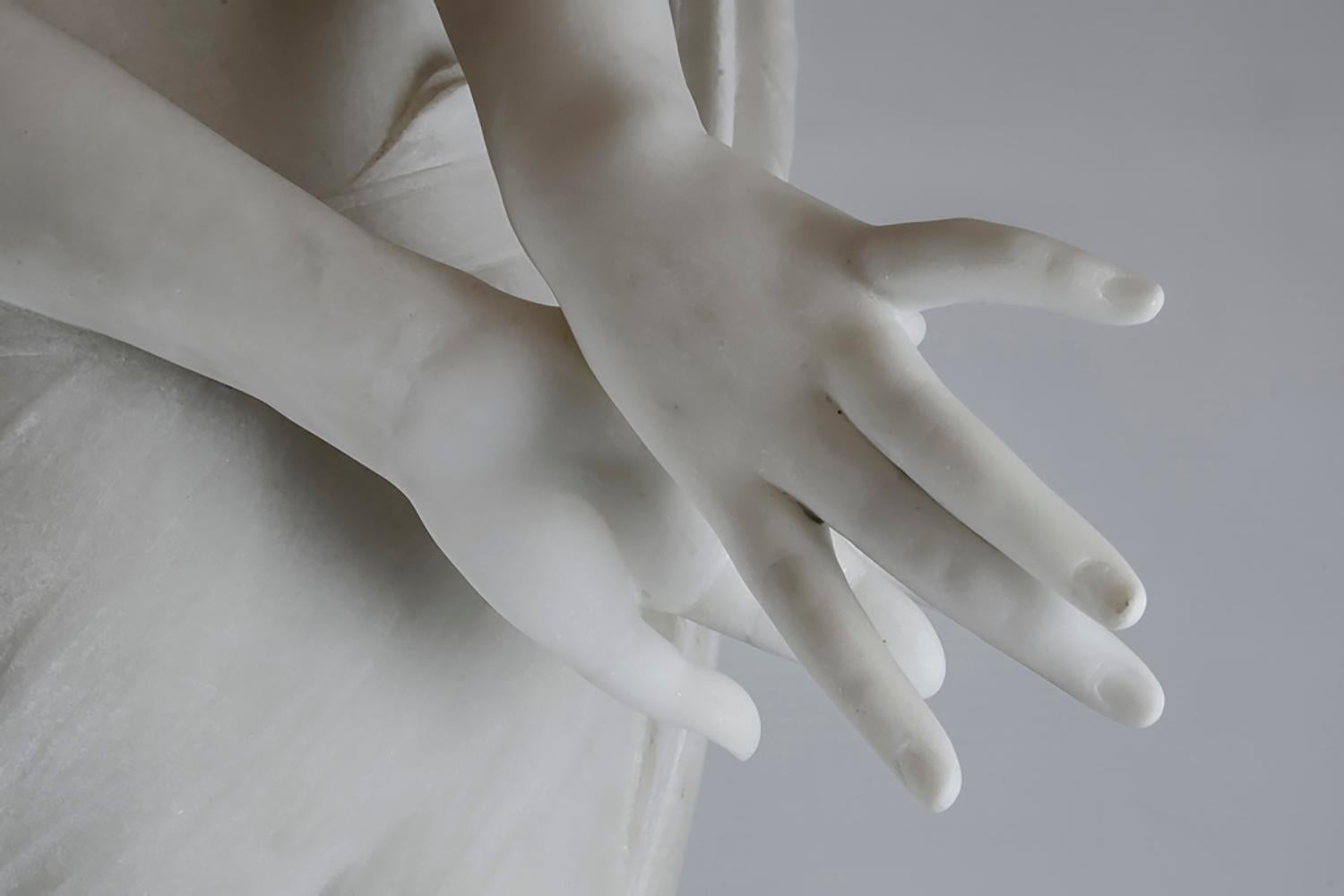 Italian, 1858–1941 Carrara Marble Sculpture 