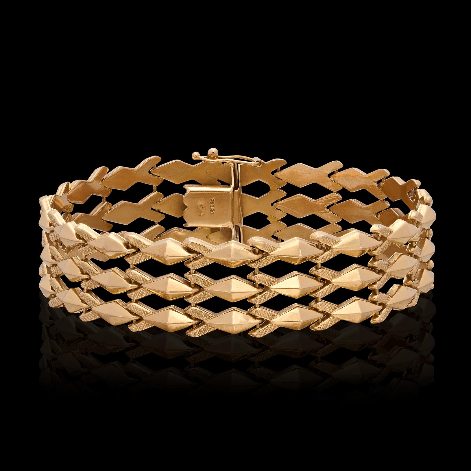 18k italian gold bracelet