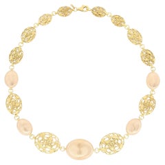 Italian 18K Gold Necklace with Superb Crasftsmanship