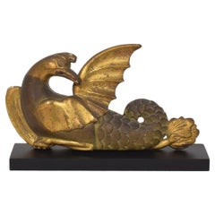 Italian Neoclassical Handcarved Wooden Mythical Figure, 1780-1820 Italian Neoclassical Handcarved Wooden Mythical Figure, 1780-1820