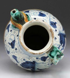 Italian 18th C. Majolica Wet Drug or Syrup Jar