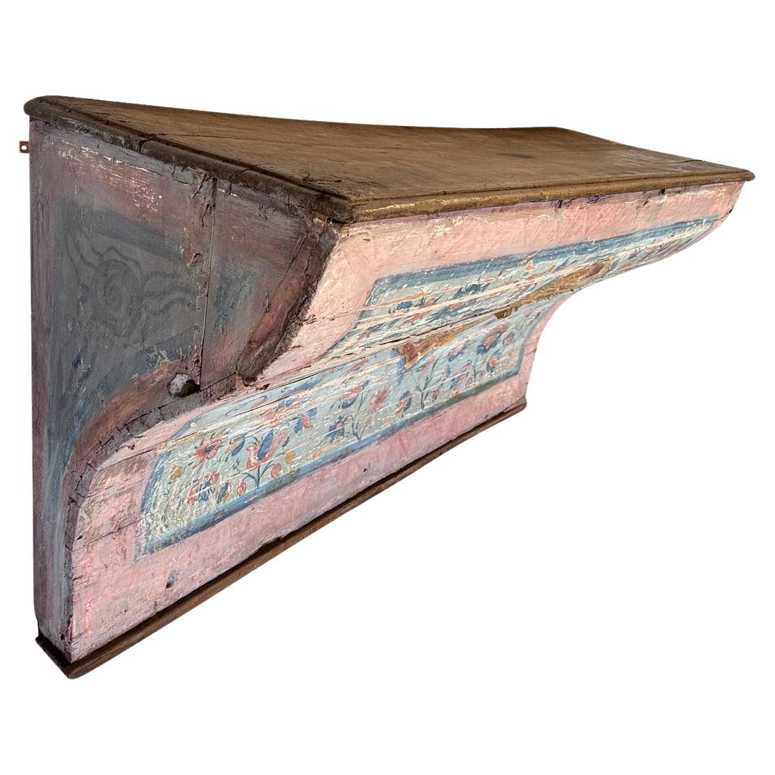Painted Italian 18th Century Altar Console For Sale