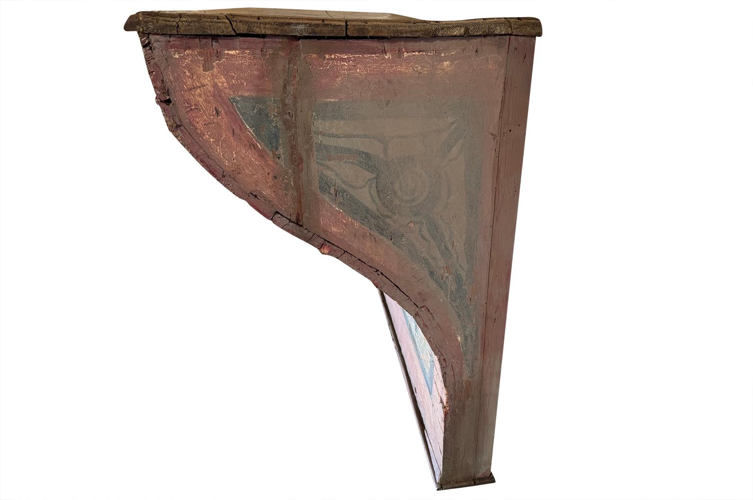 Wood Italian 18th Century Altar Console For Sale