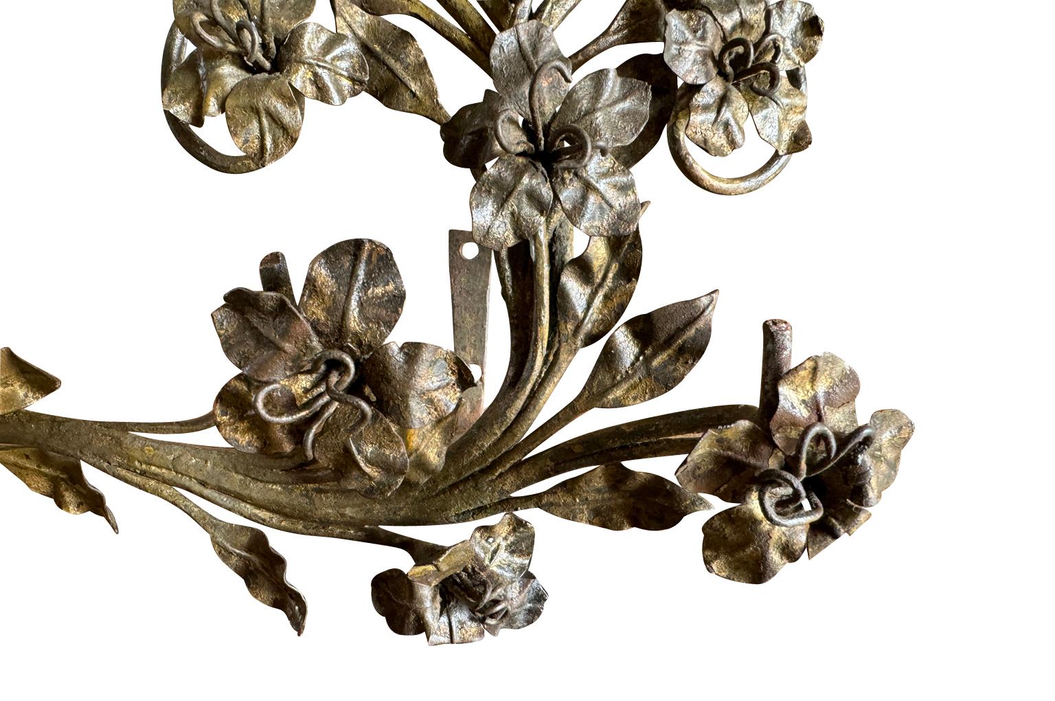 18th Century and Earlier Italian 18th Century Applique - Sconce For Sale