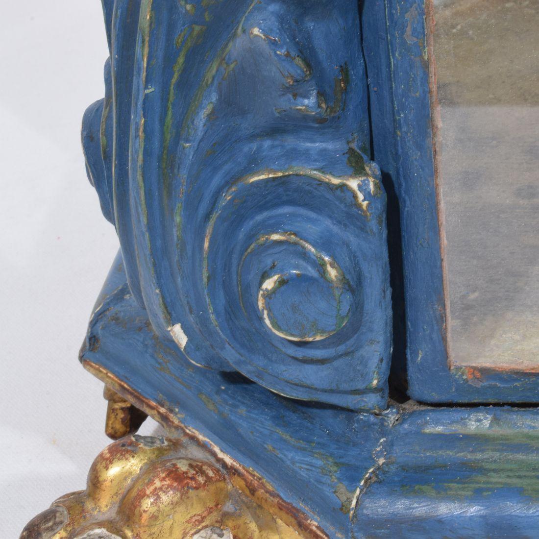 Reliquaire en bois sculpté italien baroque du 18e siècle en vente 6