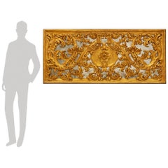 Italian 18th century Baroque Period Mecca wall decor/mirror