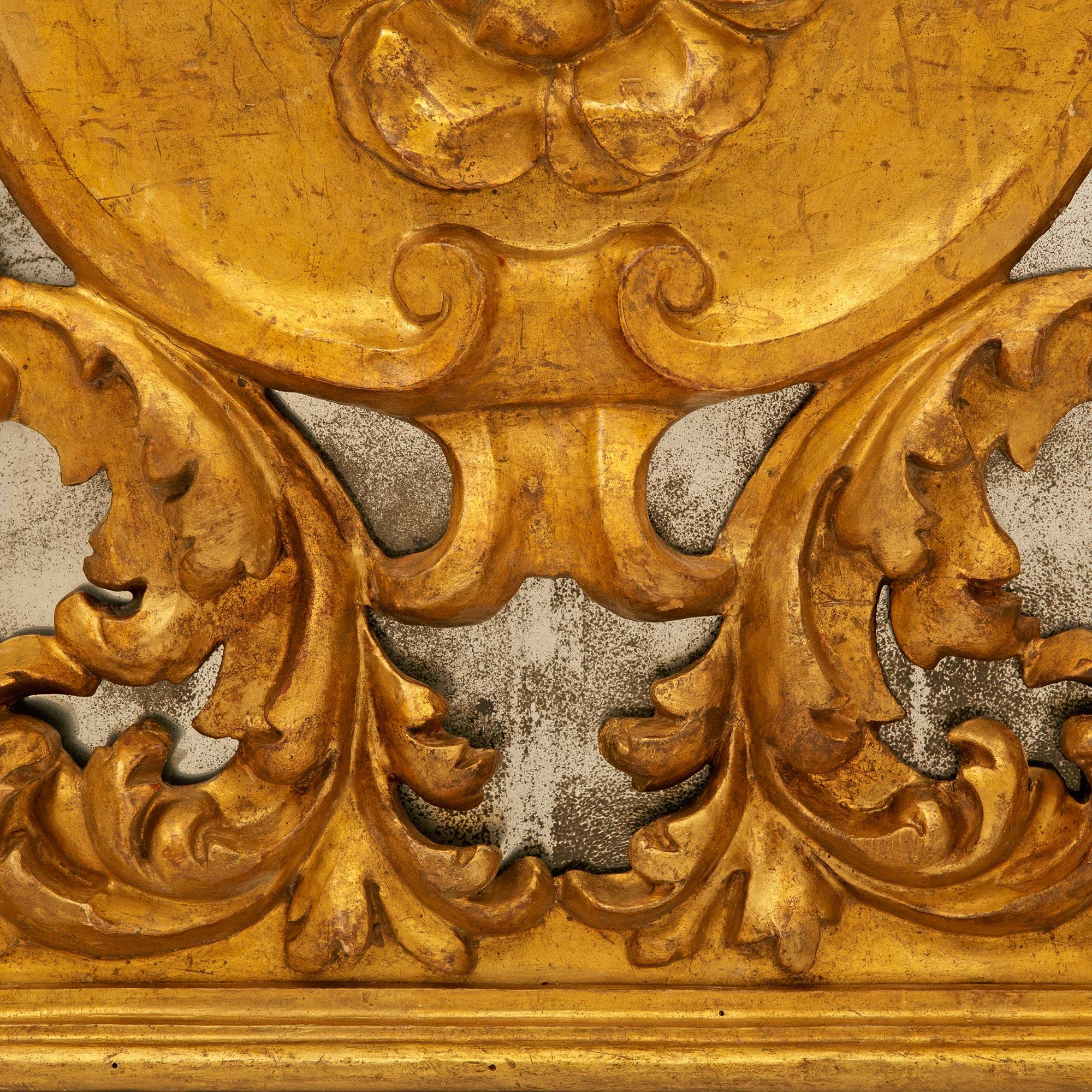 Decoración de pared/espejo italiano de época barroca del siglo XVIII Meca siglo XVIII y antes en venta