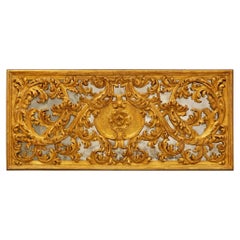 Décoration murale/miroir italienne Mecca d'époque baroque du 18ème siècle