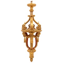 Italian 18th Century Baroque St. Giltwood Lantern