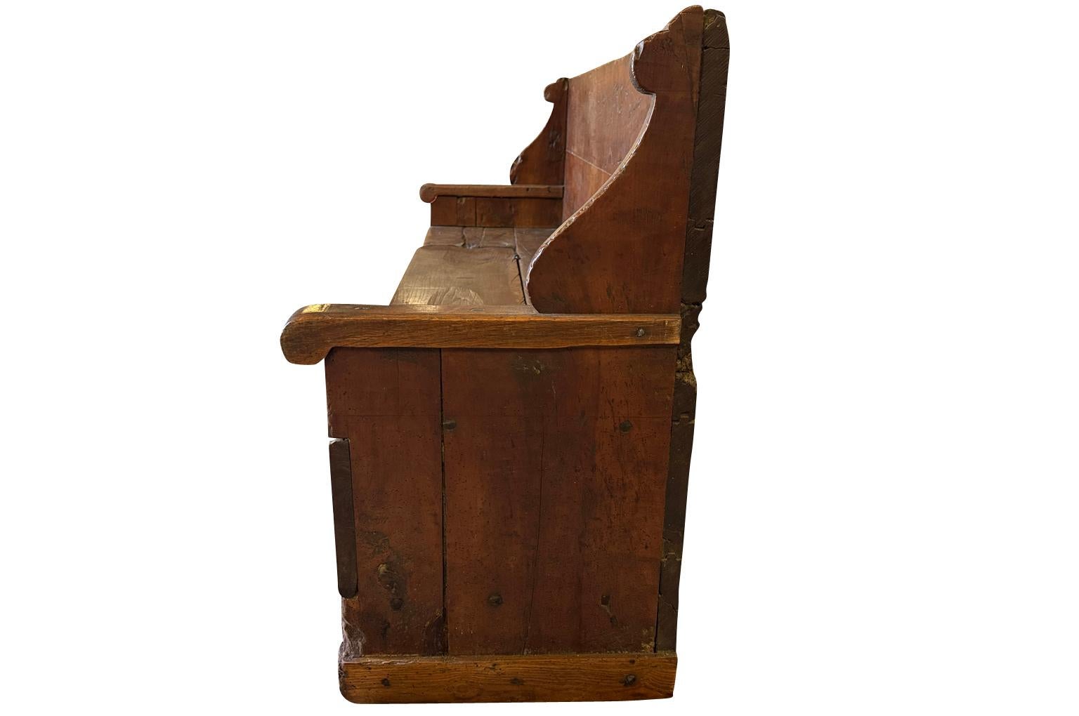 Banco italiano del siglo XVIII en venta 1