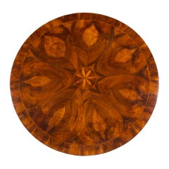 Italian 18th Century Burl Walnut Center Table from Bologna