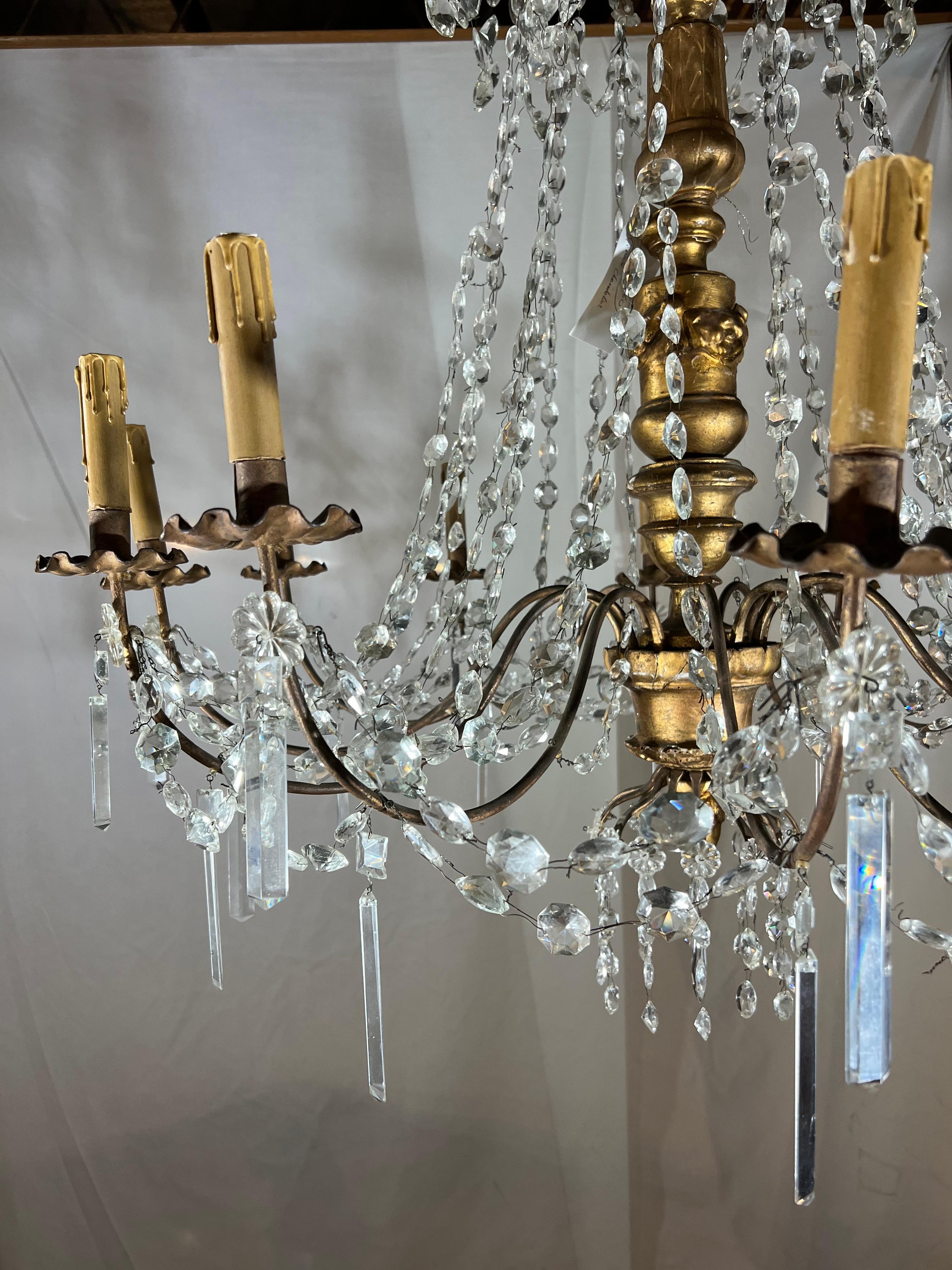 18th Century and Earlier Italian 18th Century Chandelier For Sale