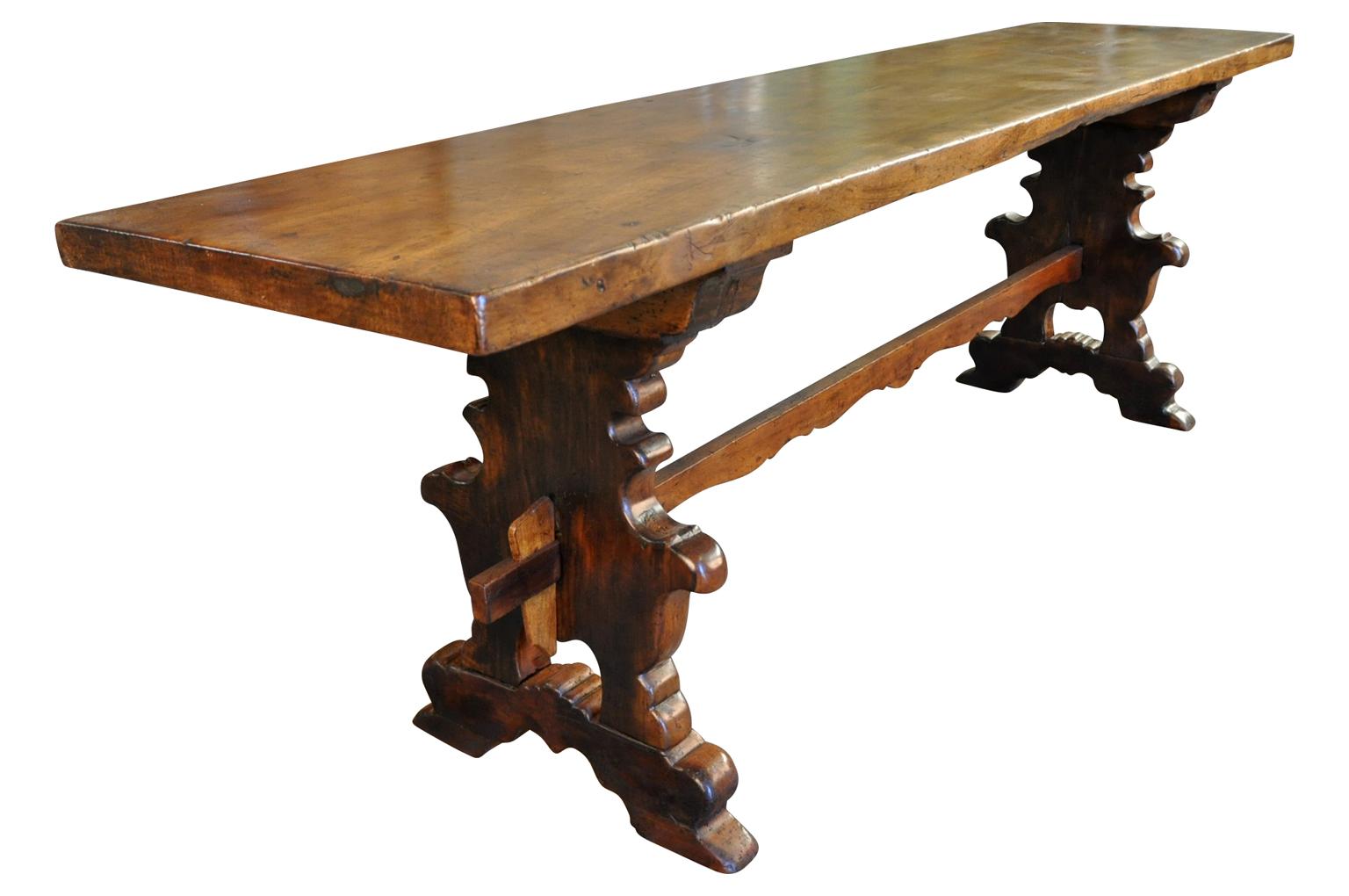 Italian 18th Century Console Table In Excellent Condition In Atlanta, GA