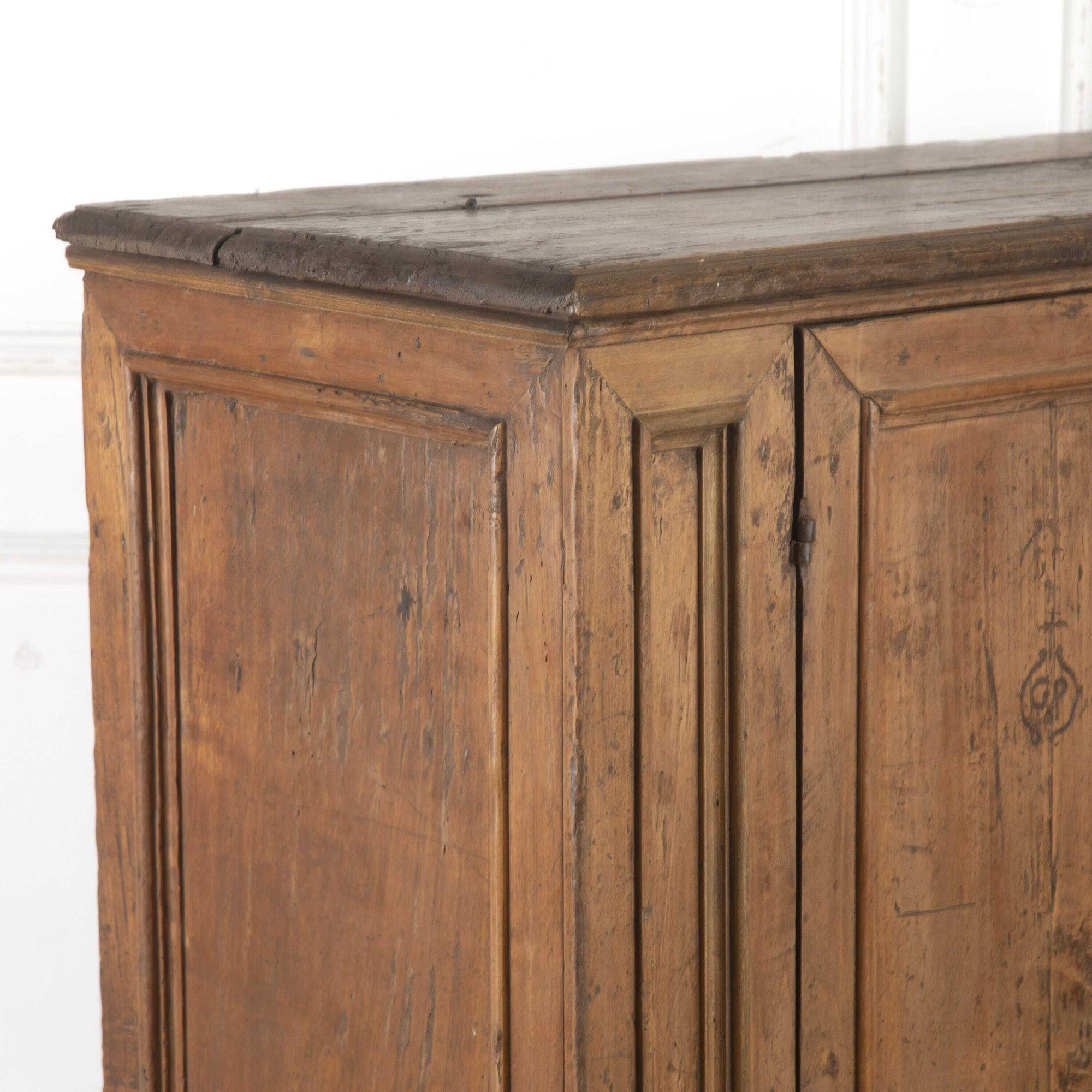 18th Century and Earlier Italian 18th Century Convent Cupboard For Sale