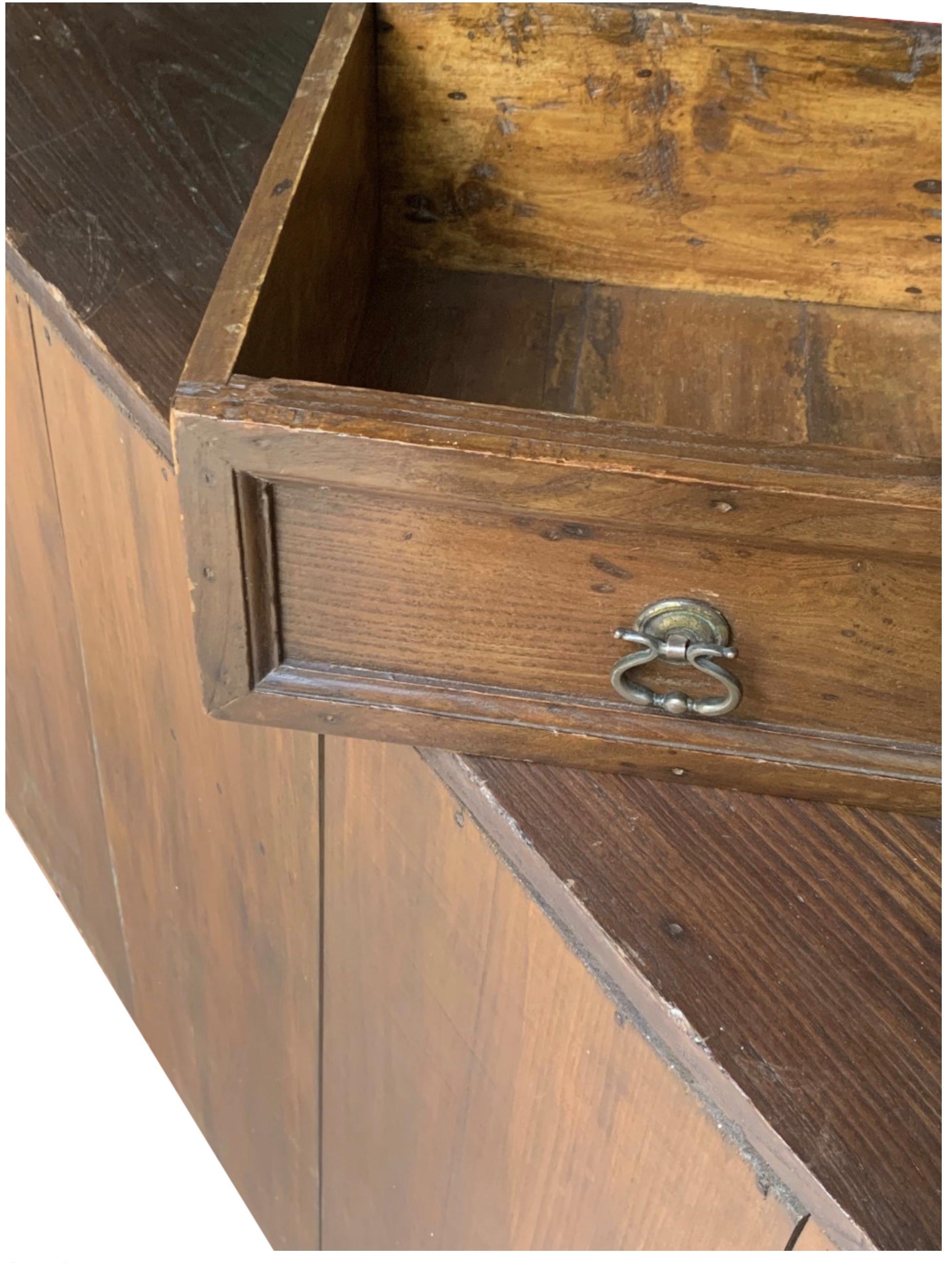 Baroque Italian 18th Century Credenza For Sale