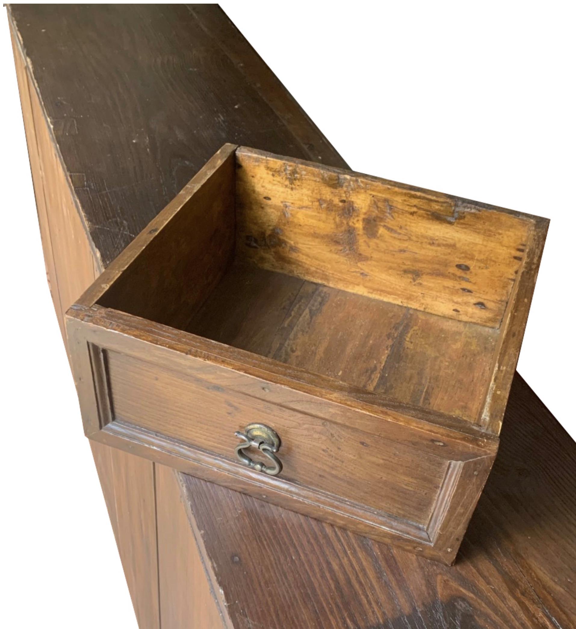 Wood Italian 18th Century Credenza For Sale