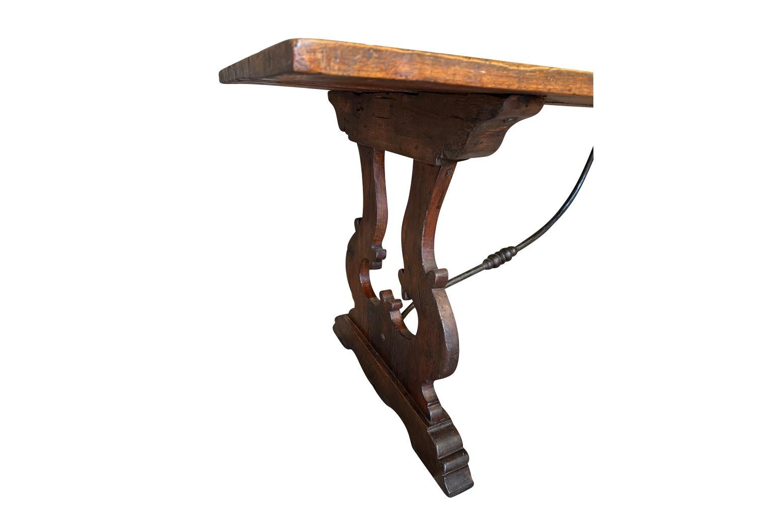 Tavolo da pranzo italiano del XVIII secolo - Console in vendita 1