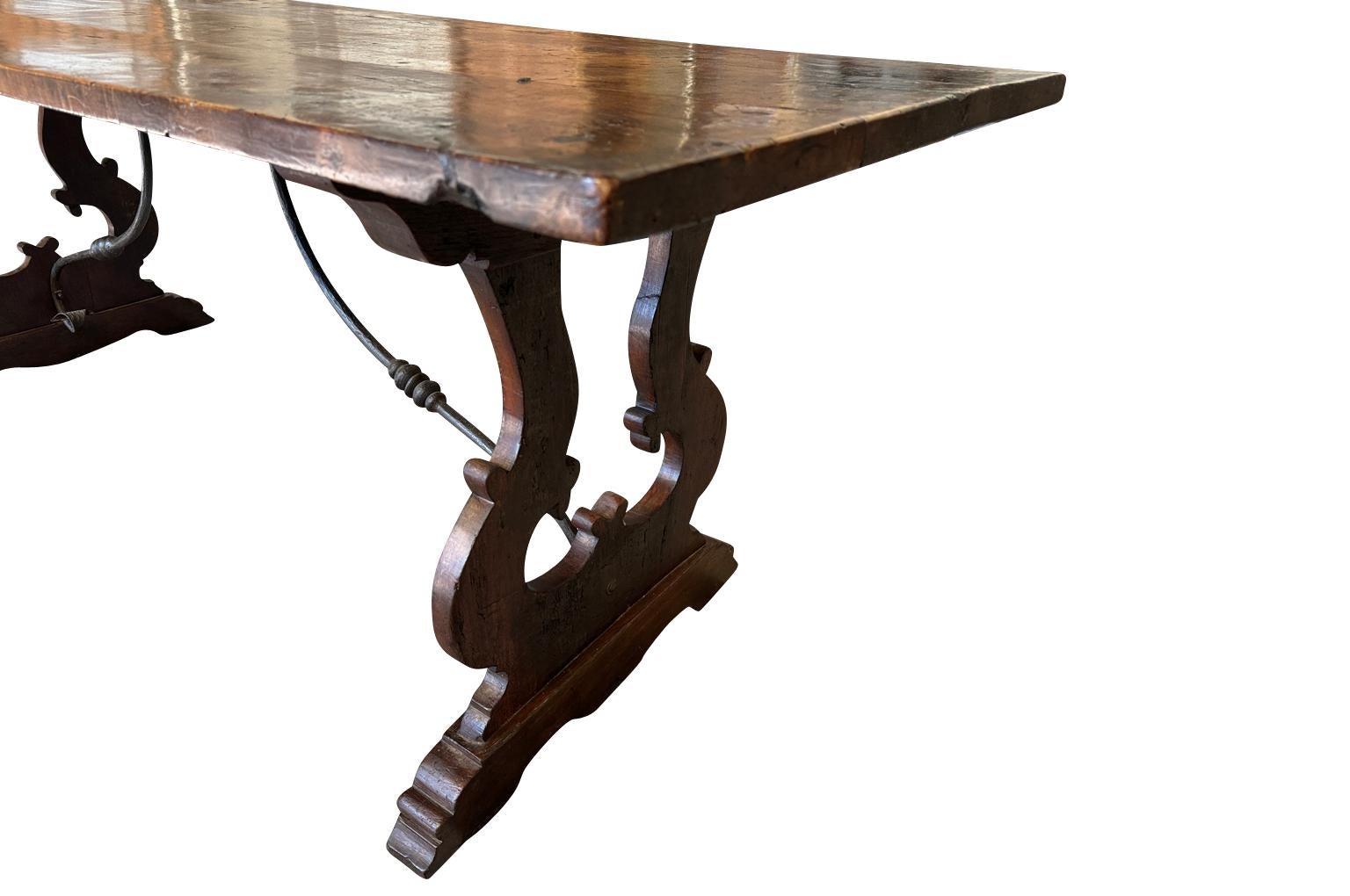 Tavolo da pranzo italiano del XVIII secolo - Console in vendita 2